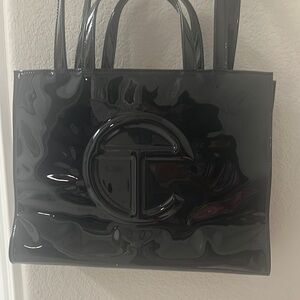 Telfar Black Shopping Bag